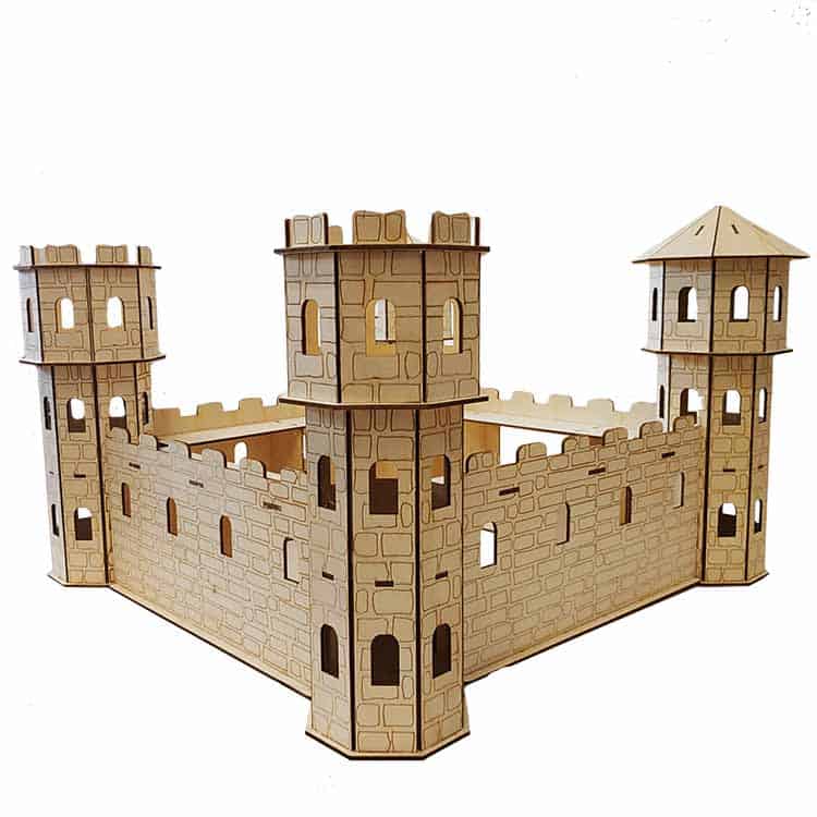 ξύλινο κάστρο πλαϊνό