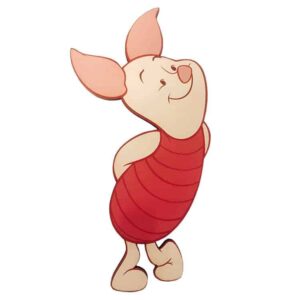 Ξύλινο Έγχρωμο Στοιχείο Piglet