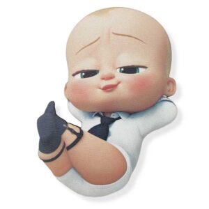 Ξύλινο Έγχρωμο Στοιχείο Boss Baby