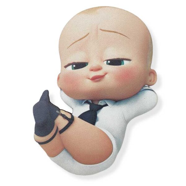 Ξύλινο Έγχρωμο Στοιχείο Boss Baby