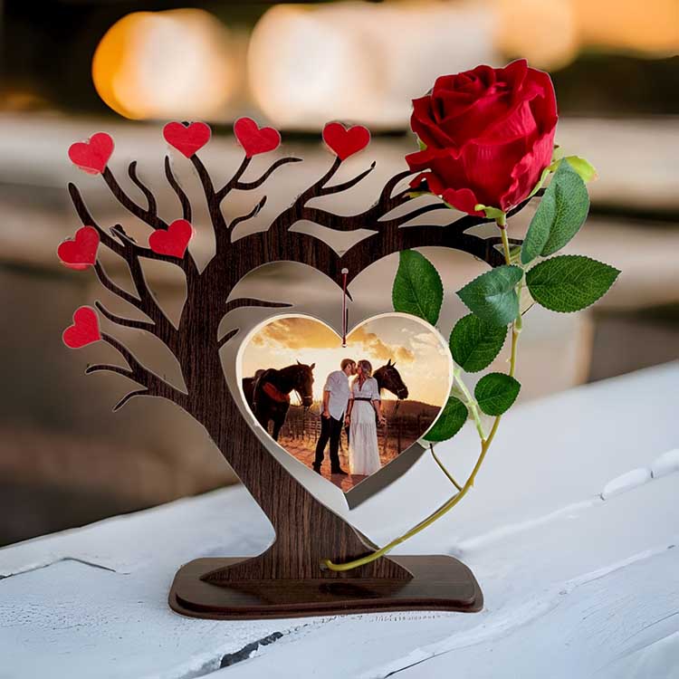 Δώρο Αγίου Βαλεντίνου Δέντρο Ζωής με Τριαντάφυλλο