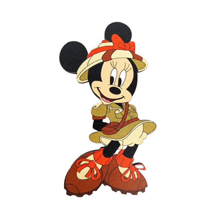Ξύλινο Έγχρωμο Στοιχείο Minnie Mouse Σαφάρι
