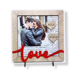 Δώρο Αγίου Βαλεντίνου Κορνίζα Love με Φωτογραφία