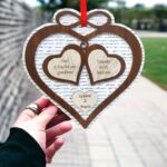 Δώρο Αγίου Βαλεντίνου Κρεμαστή Καρδιά με Ονόματα