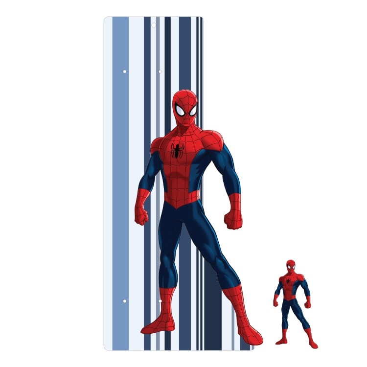 Πασχαλινή Βάση Λαμπάδας Spiderman με Ξύλινο Στοιχείο