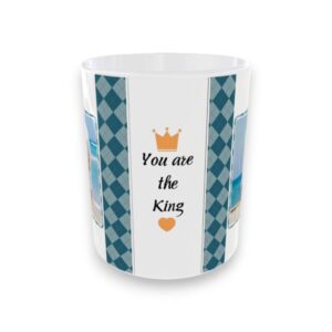 Προσωποποιημένη Κούπα για Μπαμπά The King με Φωτογραφία