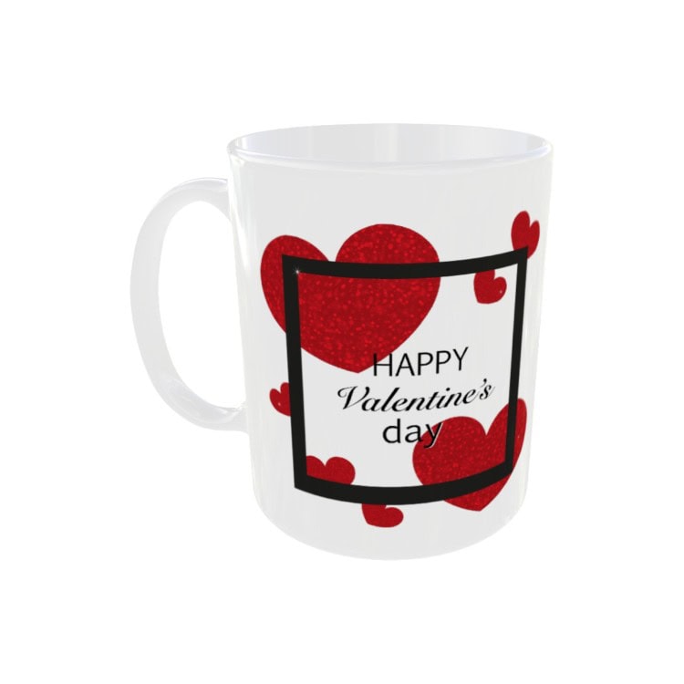Κούπα Αγίου Βαλεντίνου Happy Valentine's Day με Φωτογραφία Κούπα Αγίου Βαλεντίνου Happy Valentine's Day με Φωτογραφία