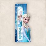 Έγχρωμη Πασχαλινή Λαμπάδα Frozen με Όνομα