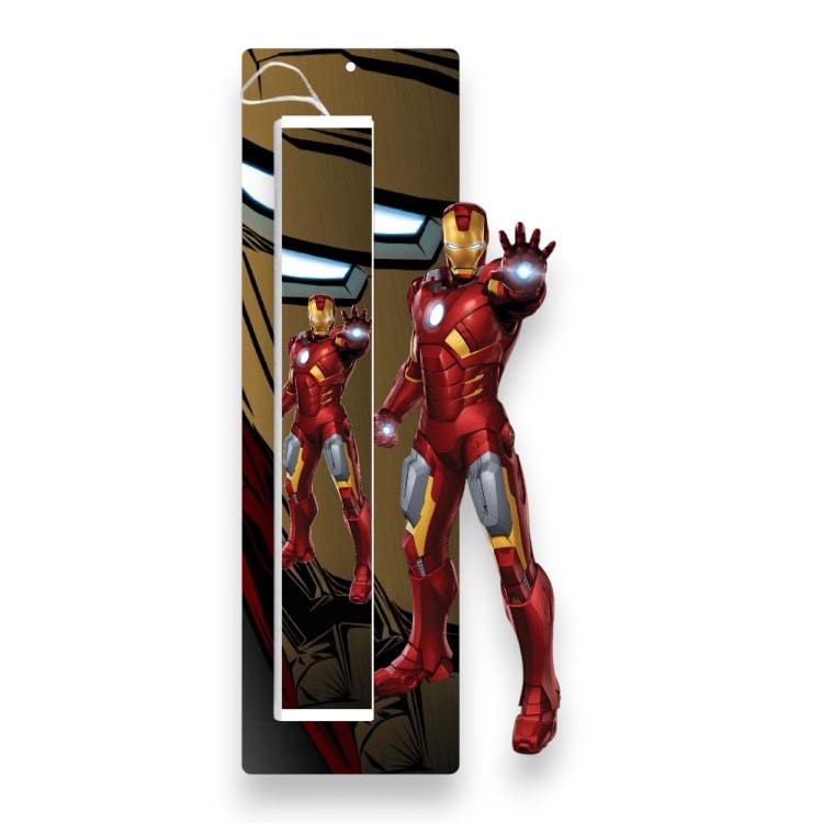 Έγχρωμη Πασχαλινή Λαμπάδα Iron Man με Όνομα