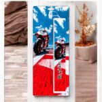 Εκτυπώσιμη Πασχαλινή Λαμπάδα Moto Gp με Όνομα