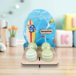 Πασχαλινή Αυγοθήκη Stitch σε Σανίδα με Όνομα Πασχαλινή Αυγοθήκη Stitch σε Σανίδα με Όνομα