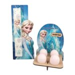 Σετ Πασχαλινή Λαμπάδα και Αυγοθήκη Frozen με Όνομα