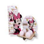 Σετ Πασχαλινή Λαμπάδα και Αυγοθήκη Minnie Ντροπαλή με Όνομα