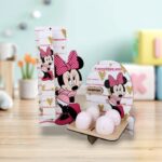 Σετ Πασχαλινή Λαμπάδα και Αυγοθήκη Minnie Ντροπαλή με Όνομα