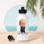 Μεταλλικό Παγούρι με Εκτύπωση Boss Baby με Όνομα