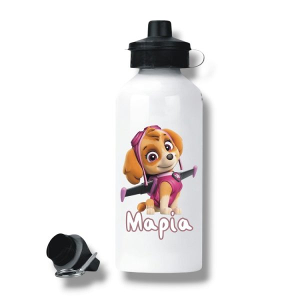 Μεταλλικό Παγούρι με Εκτύπωση Paw Patrol Skye με Όνομα