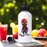 Μεταλλικό Παγούρι με Εκτύπωση Spiderman Μωρό με Όνομα