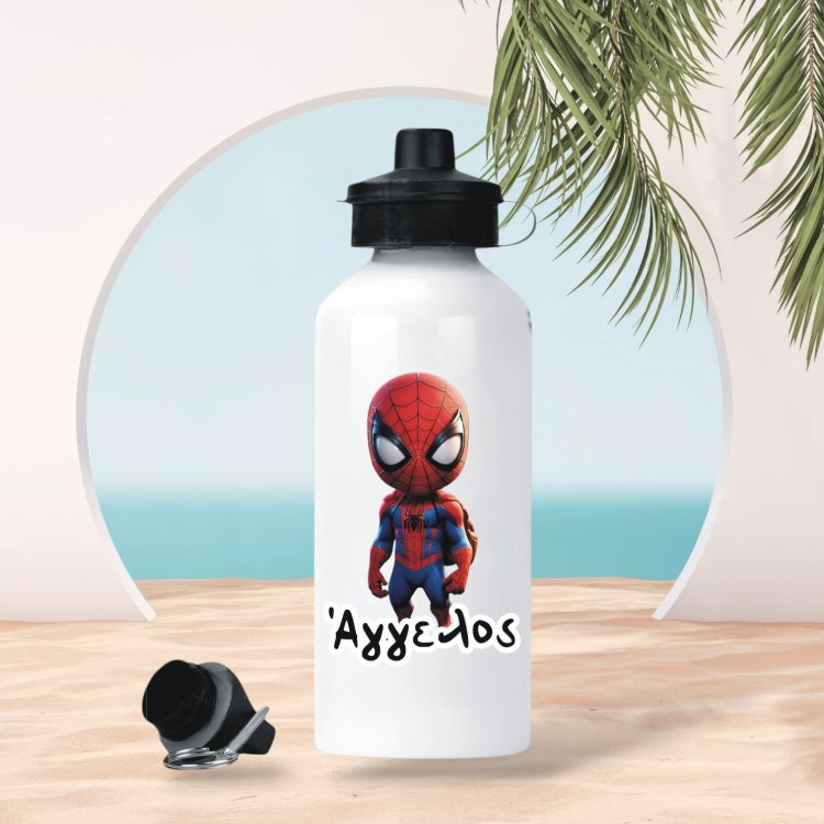 Μεταλλικό Παγούρι με Εκτύπωση Spiderman Μωρό με Όνομα