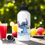 Μεταλλικό Παγούρι με Εκτύπωση Stitch με Όνομα