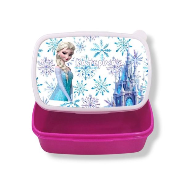 Σχολικό Δοχείο Φαγητού Frozen με Όνομα