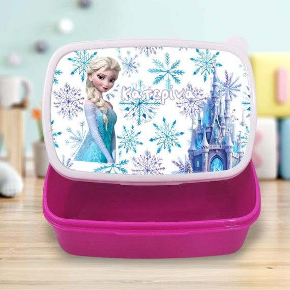 Σχολικό Δοχείο Φαγητού Frozen με Όνομα