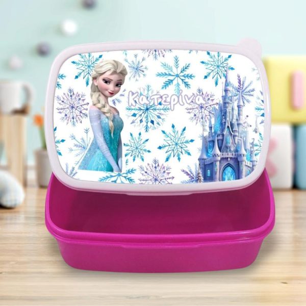 Σχολικό Δοχείο Φαγητού Frozen με Όνομα