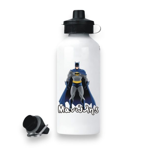Μεταλλικό Παγούρι με Εκτύπωση Batman με Όνομα