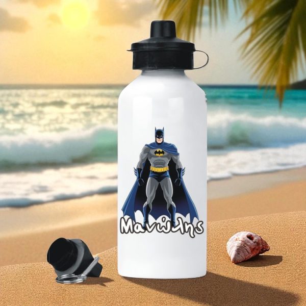 Μεταλλικό Παγούρι με Εκτύπωση Batman με Όνομα