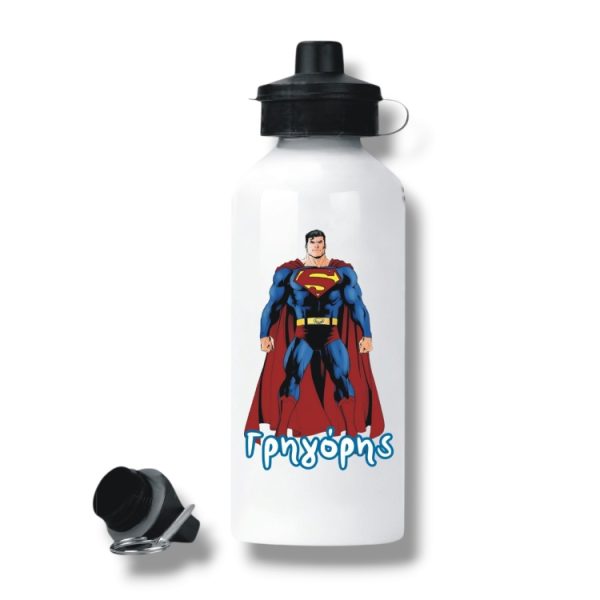 Μεταλλικό Παγούρι με Εκτύπωση Batman με Όνομα
