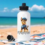 Μεταλλικό Παγούρι με Εκτύπωση Paw Chase με Όνομα