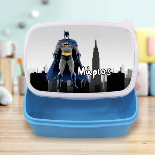 Σχολικό Δοχείο Φαγητού Batman με Όνομα