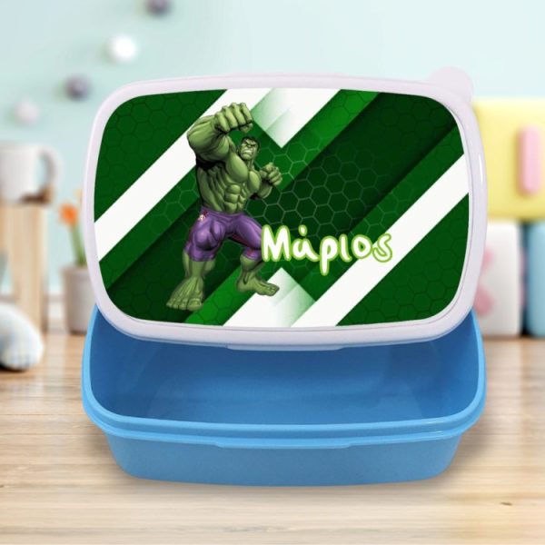 Σχολικό Δοχείο Φαγητού Hulk με Όνομα
