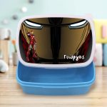 Σχολικό Δοχείο Φαγητού Iron Man με Όνομα