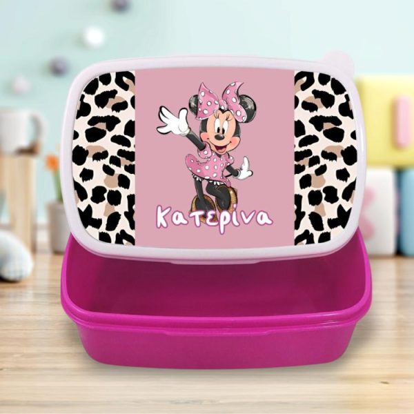 Σχολικό Δοχείο Φαγητού Minnie Χορεύτρια με Όνομα