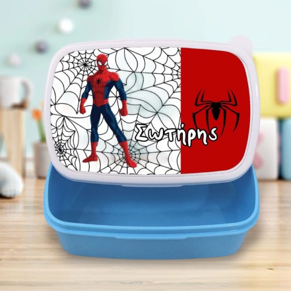 Σχολικό Δοχείο Φαγητού Spiderman με Όνομα