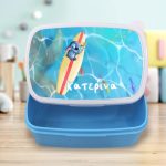 Σχολικό Δοχείο Φαγητού Stitch σε Σανίδα με Όνομα
