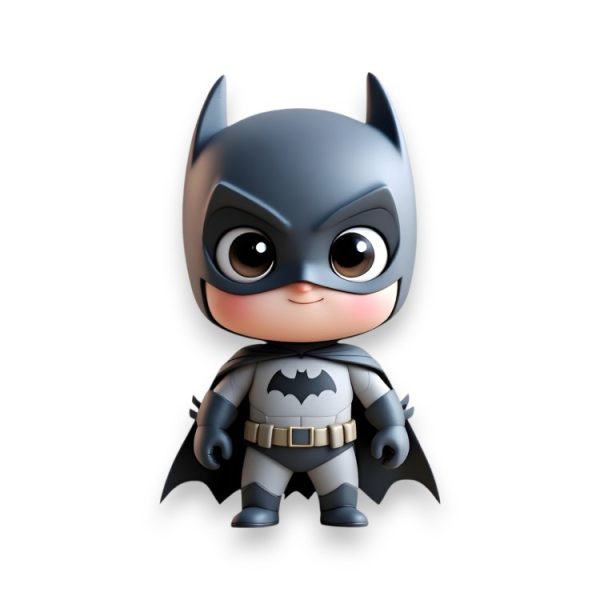 Ξύλινο Έγχρωμο Στοιχείο BatMan Μωρό Ξύλινο Έγχρωμο Στοιχείο BatMan Μωρό