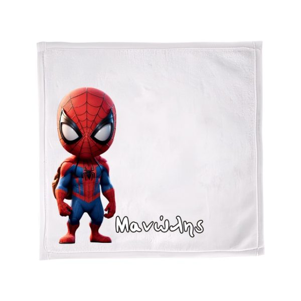Παιδική Πετσέτα Φαγητού Spiderman Μωρό με Όνομα