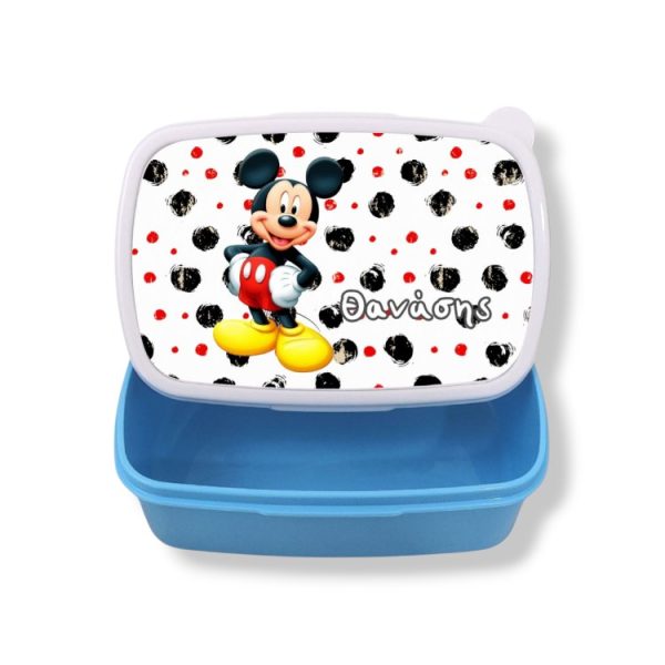 Σχολικό Δοχείο Φαγητού Mickey Mouse με Όνομα