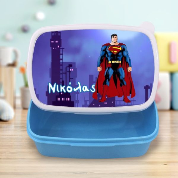 Σχολικό Δοχείο Φαγητού Superman με Όνομα