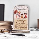Ξύλινο Επιτραπέζιο Ημερολόγιο Για Σχολεία οι Συμμαθητές