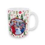 Χριστουγεννιάτικη Κούπα Merry Cristmas με Φωτογραφία