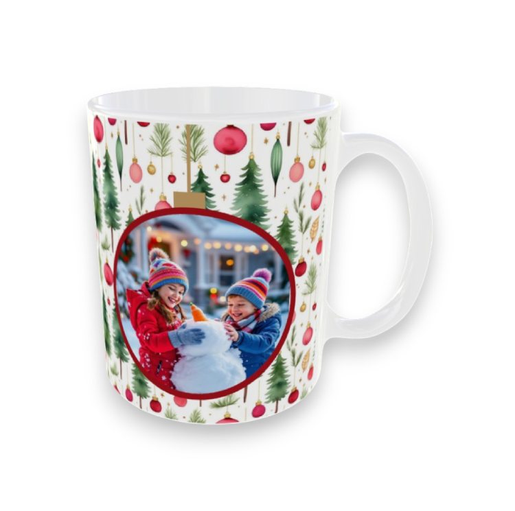 Χριστουγεννιάτικη Κούπα Merry Cristmas με Φωτογραφία