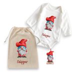 Χριστουγεννιάτικος Σάκος Gnome Raper με Φορμάκι και Στολίδι