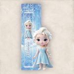 Πασχαλινός Σάκος Baby Frozen με Λαμπάδα και Μπλουζάκι Έγχρωμη Πασχαλινή Λαμπάδα Baby Frozen με Όνομα