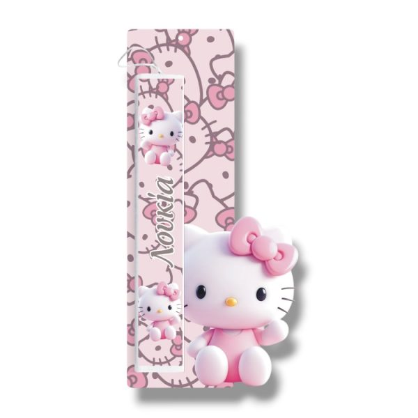 Έγχρωμη Πασχαλινή Λαμπάδα Hello Kitty με Όνομα