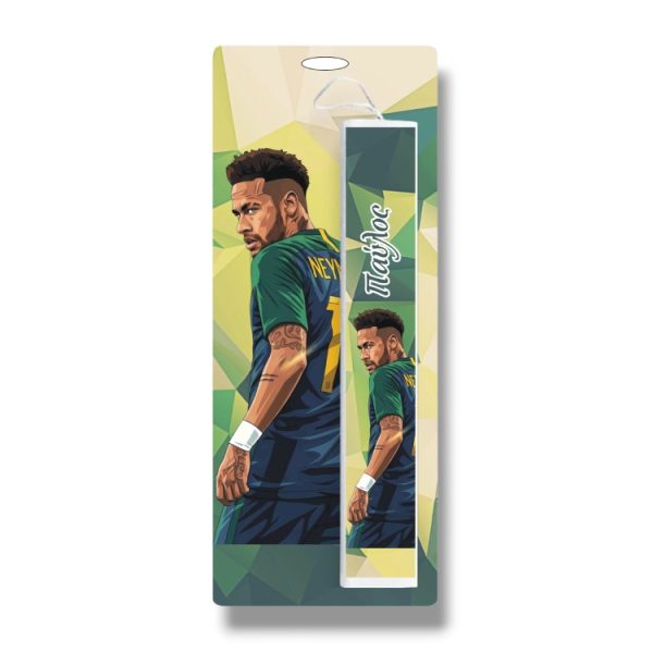 Έγχρωμη Πασχαλινή Λαμπάδα Neymar με Όνομα