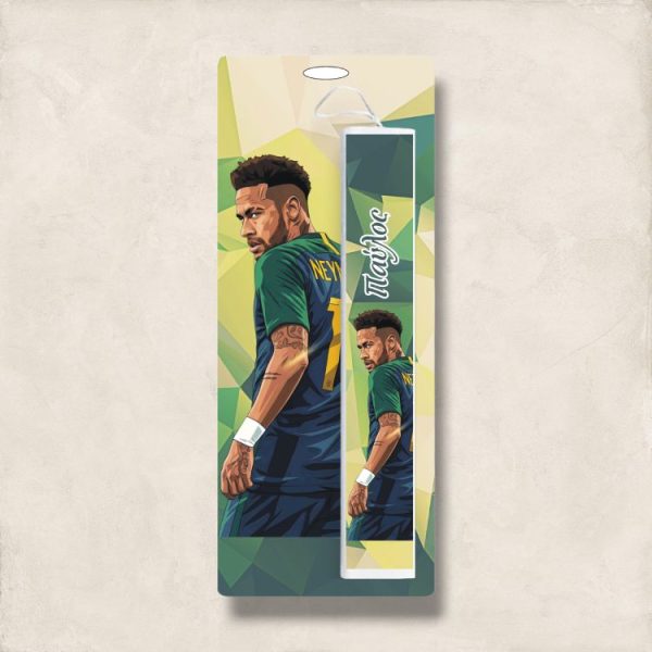 Έγχρωμη Πασχαλινή Λαμπάδα Neymar με Όνομα