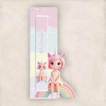 Πασχαλινός Σάκος Rainbow Unicorn Girl με Λαμπάδα και Μπλουζάκι Έγχρωμη Πασχαλινή Λαμπάδα Rainbow Unicorn Girl με Όνομα