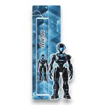 Έγχρωμη Πασχαλινή Λαμπάδα Robot με Όνομα